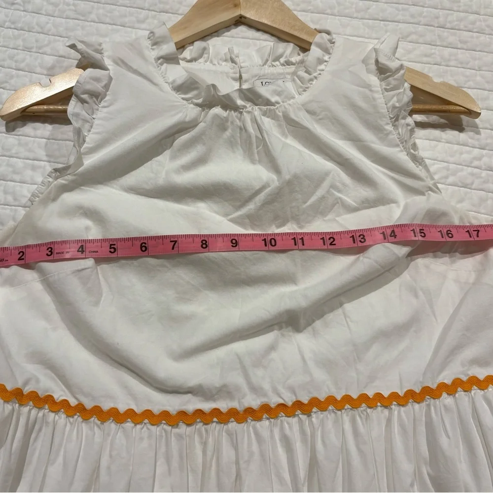 J. Crew Factory Cotton Babydoll Summer Dress Size 6 - Picture 3 of 7